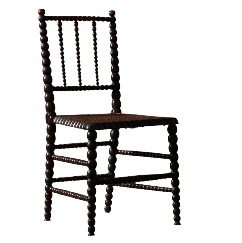 19th century bobbin chair