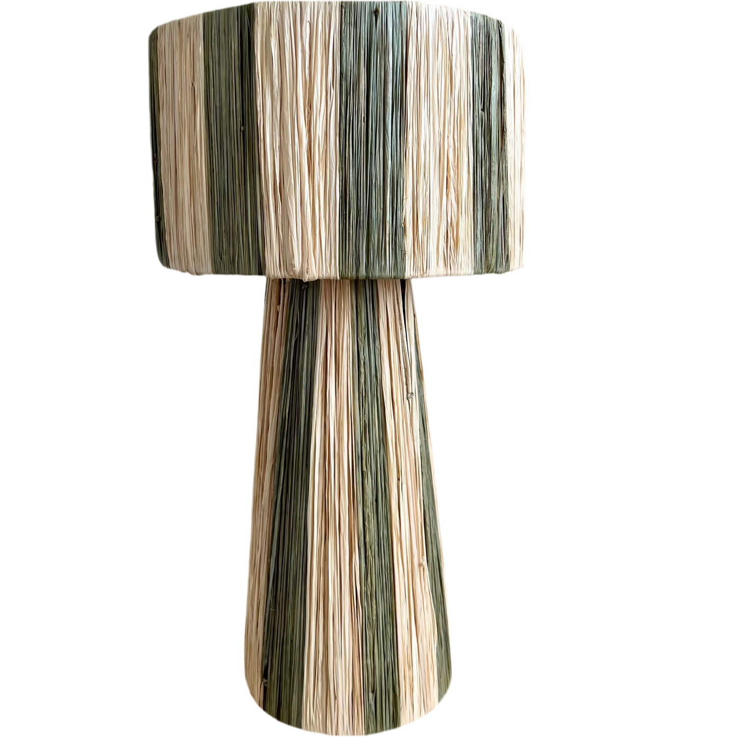 Raffia table lamp - Short