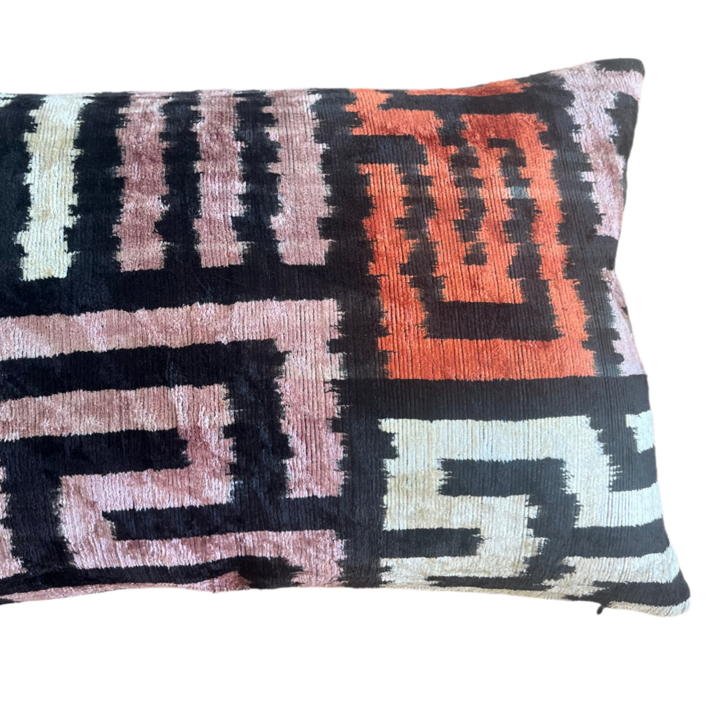 Mirage velvet cushion - Maze