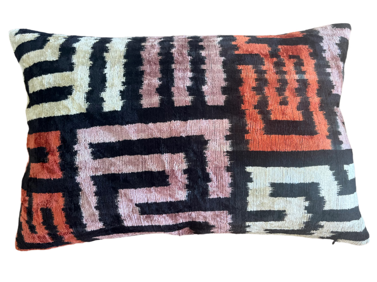 Mirage velvet cushion - Maze