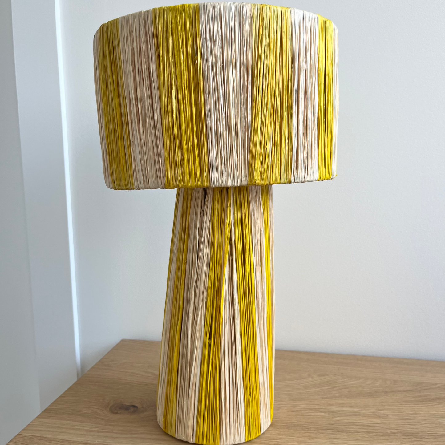 Raffia Table Lamp - Short