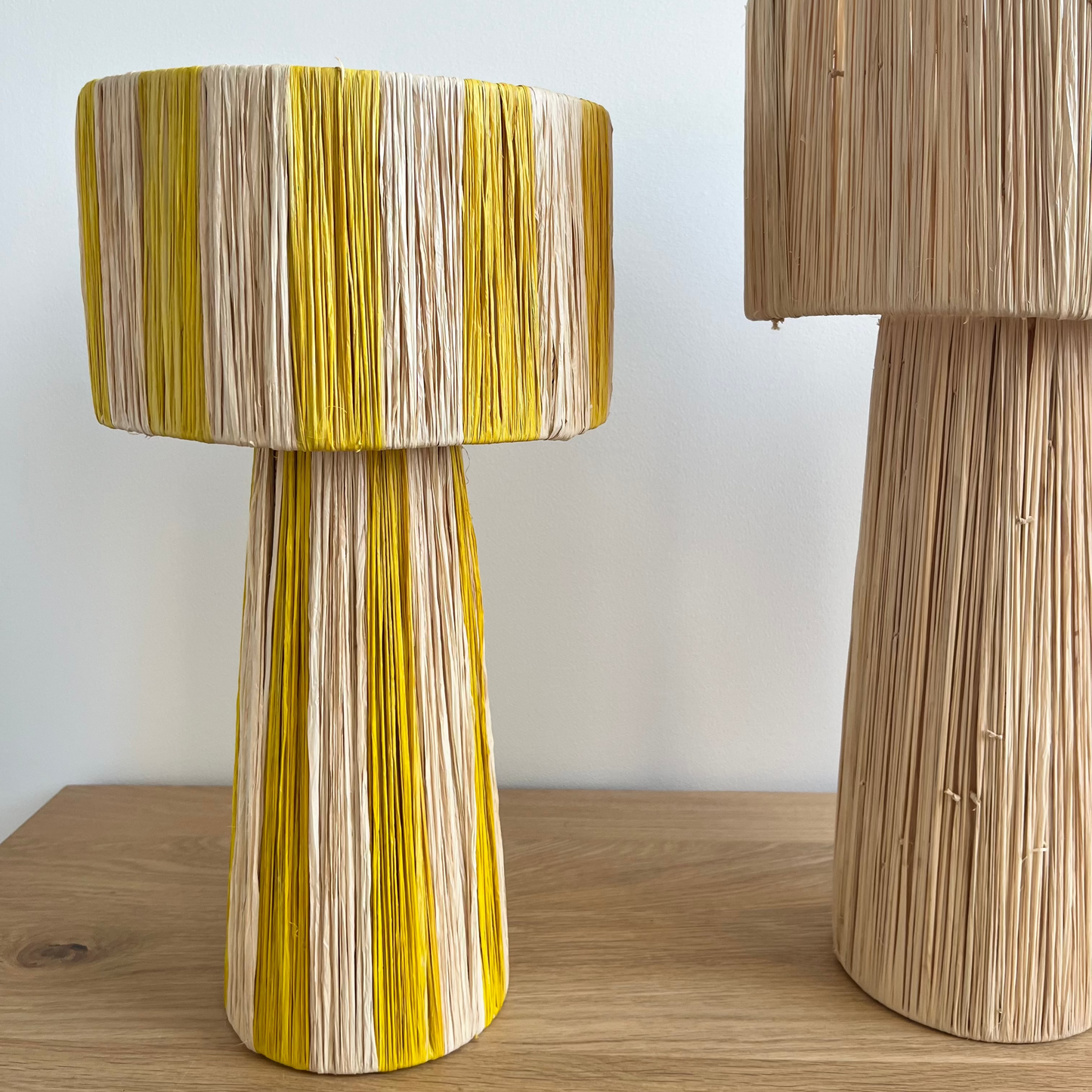 Raffia Table Lamp - Short