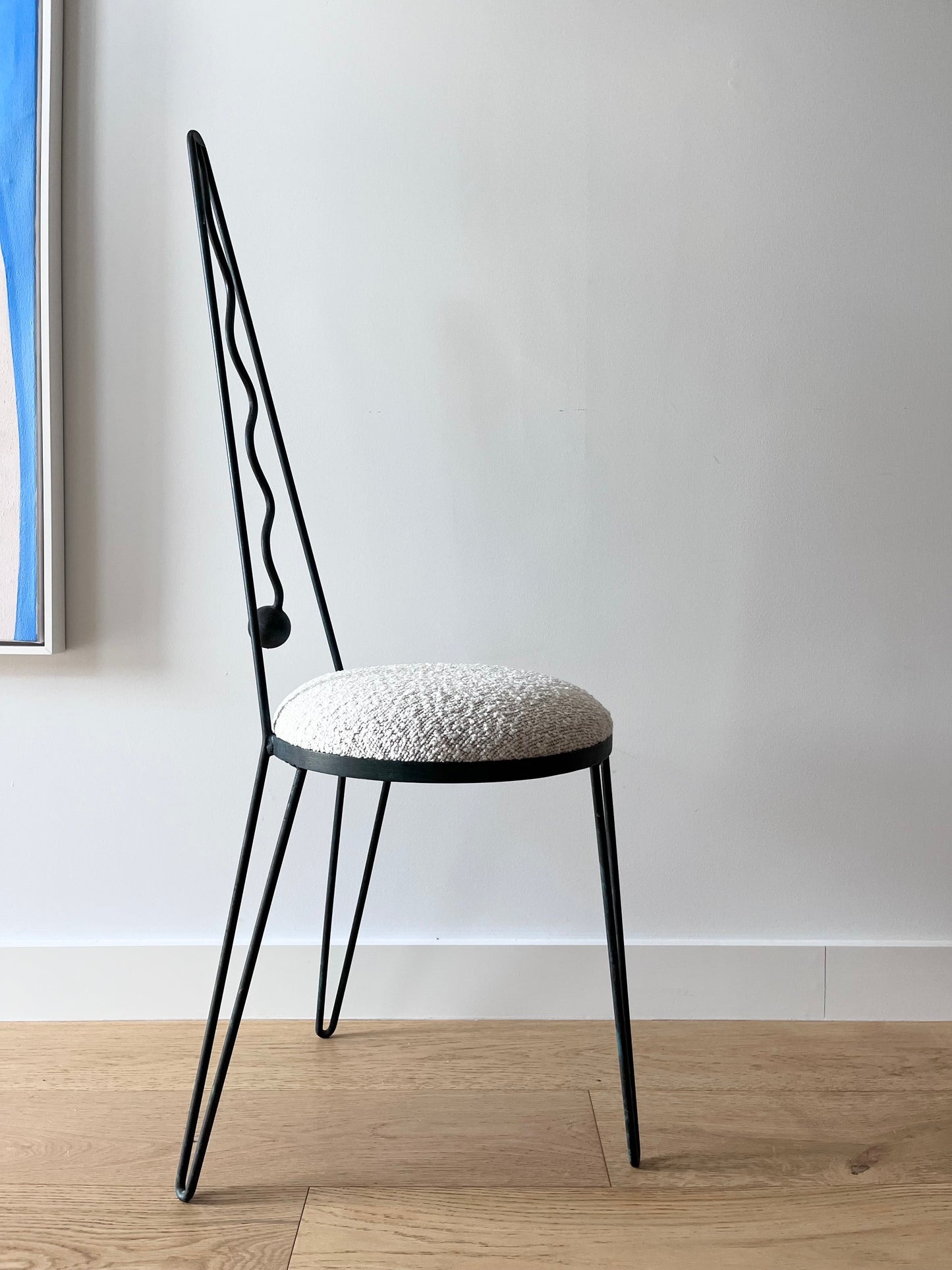 Sculptural vintage occasional chair