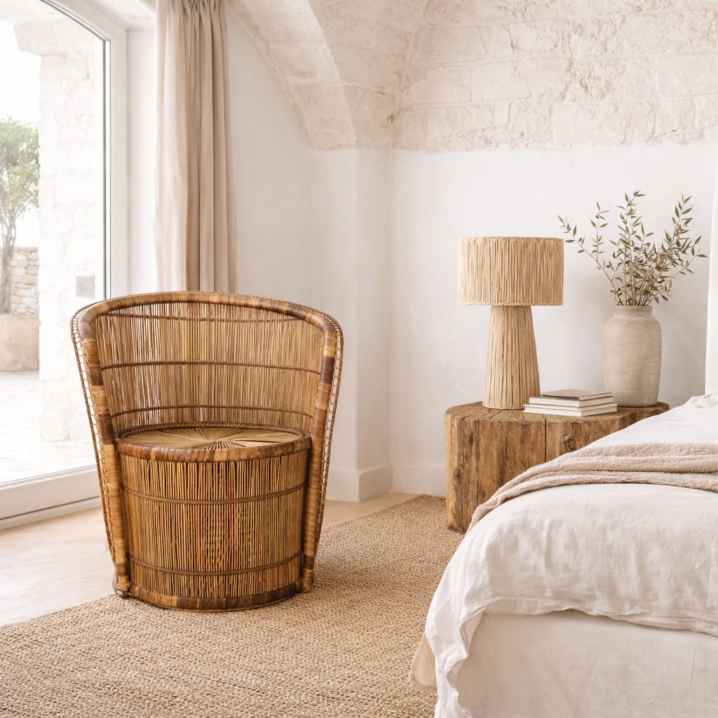 1960's vintage Italian barrel chair