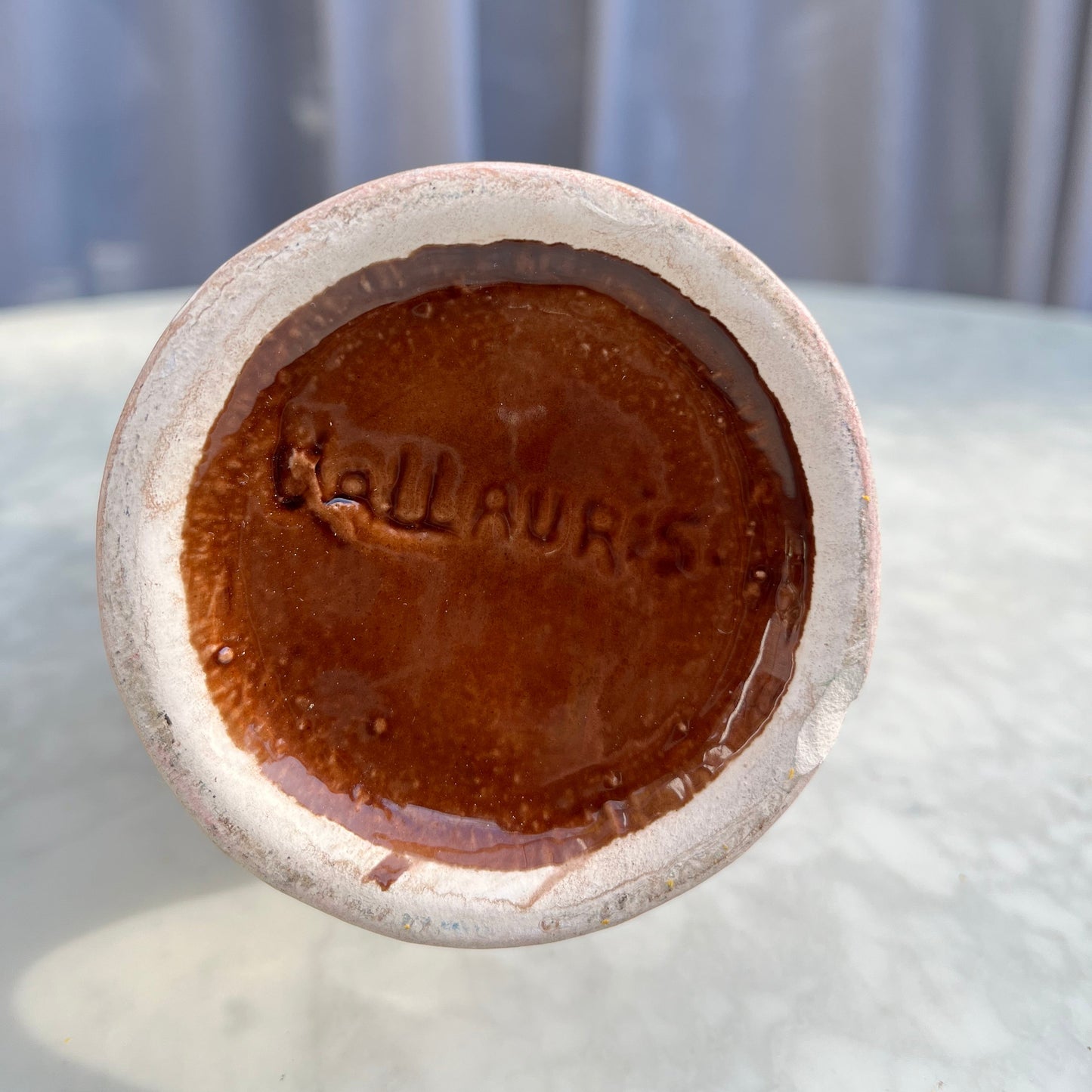 French vintage Vallauris drinks pitcher/vessel