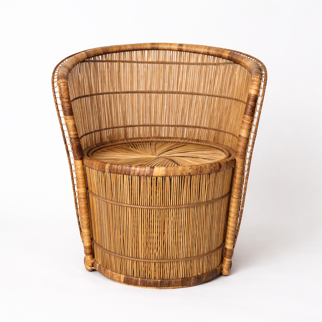 1960's vintage Italian barrel chair