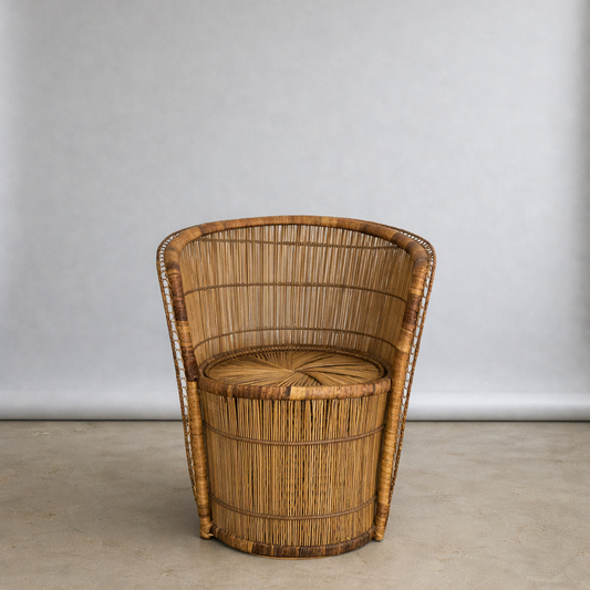 1960's vintage Italian barrel chair