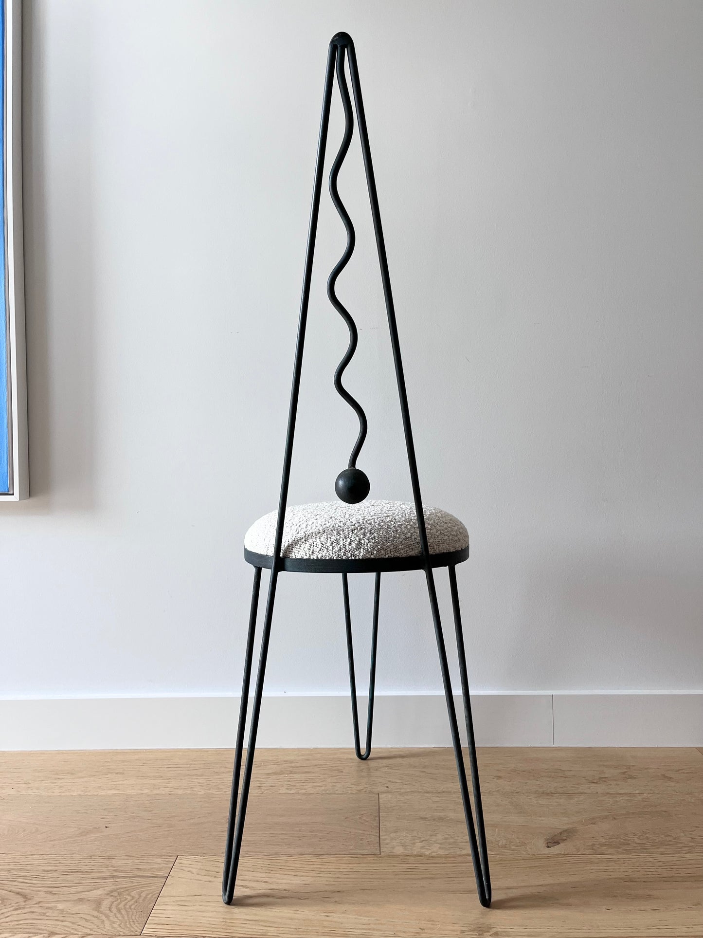 Sculptural vintage occasional chair
