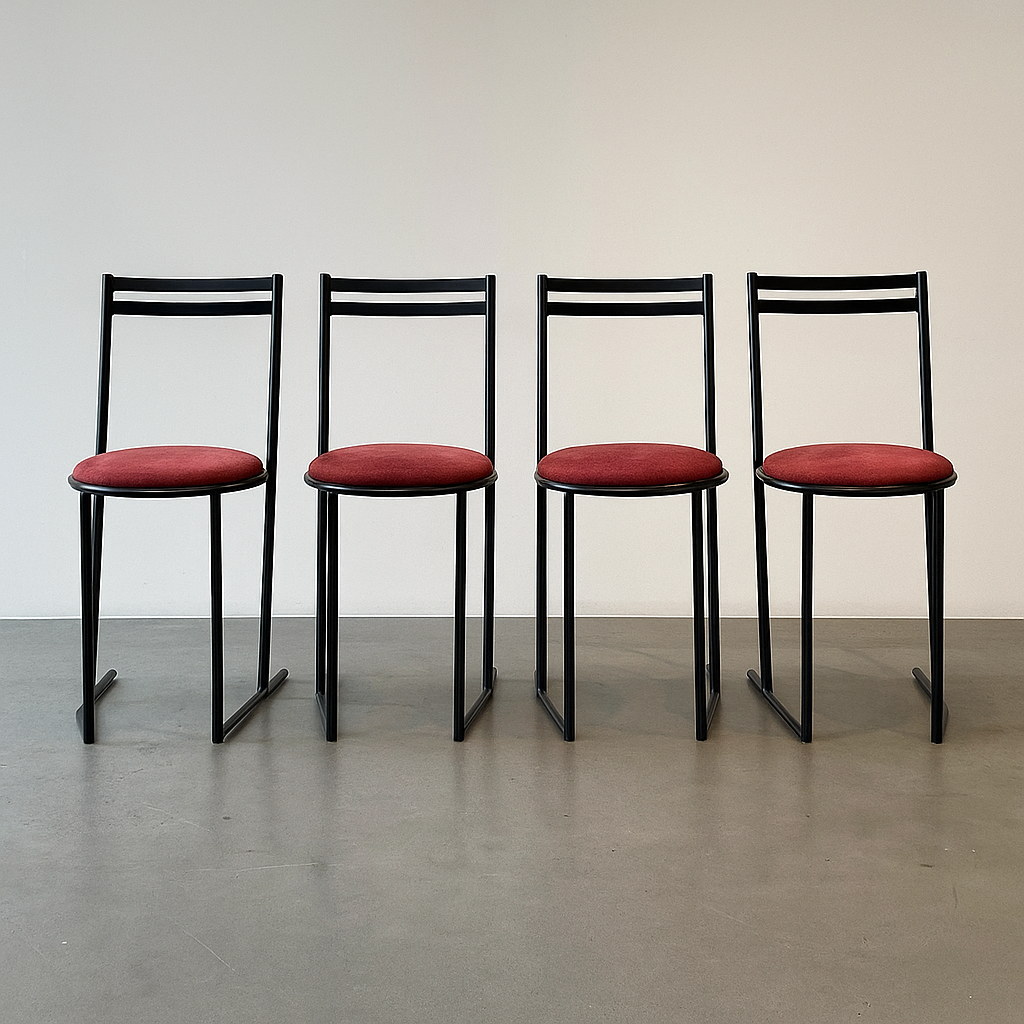 Postmodern dining chairs by Cast Design Products – Set of 4