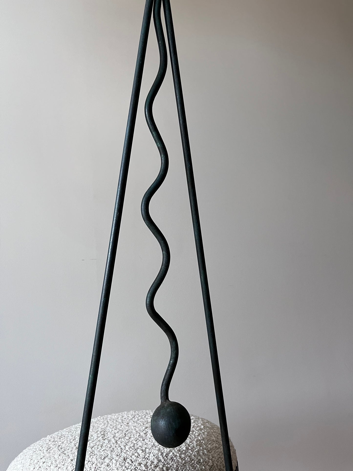 Sculptural vintage occasional chair