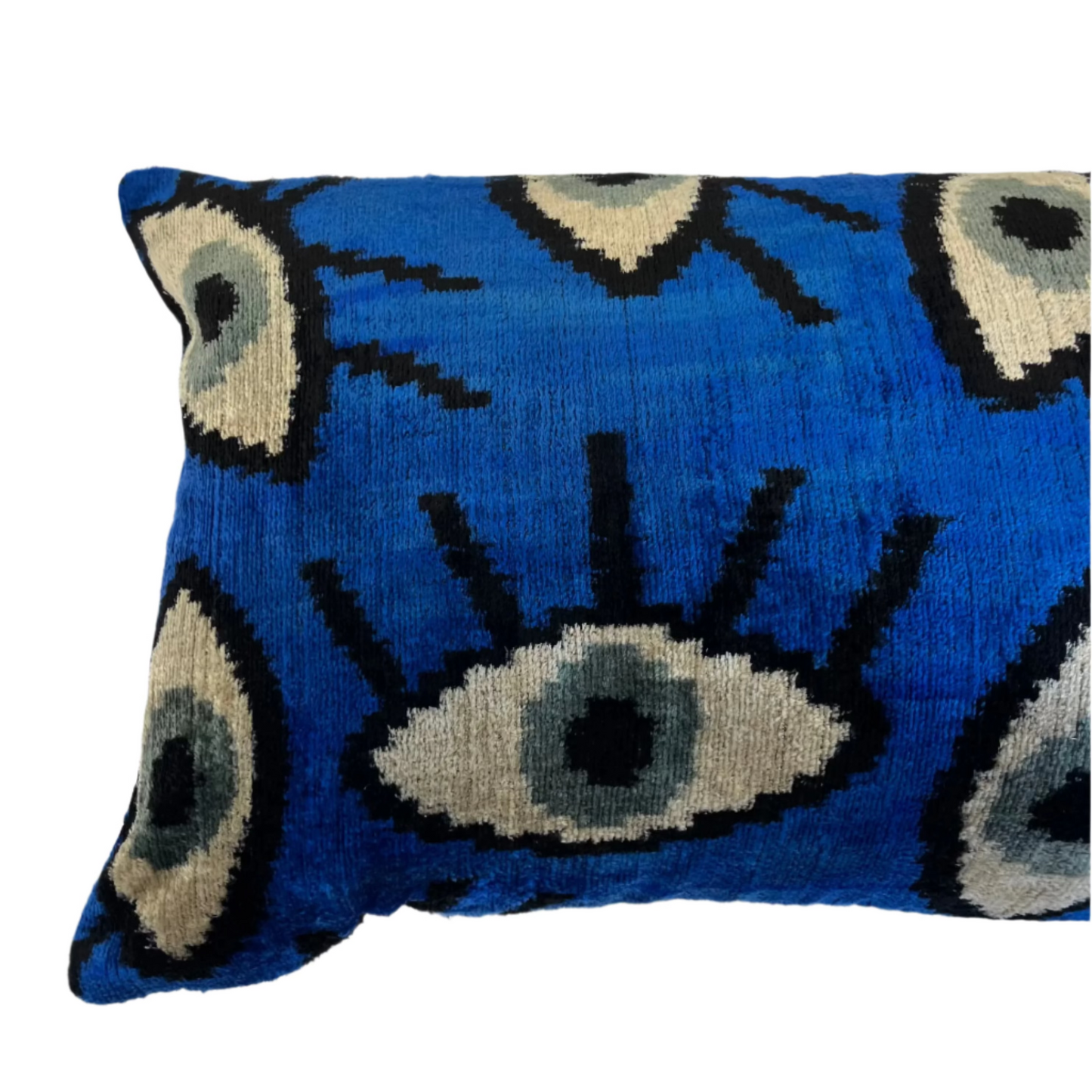 Mirage velvet cushion - See no evil
