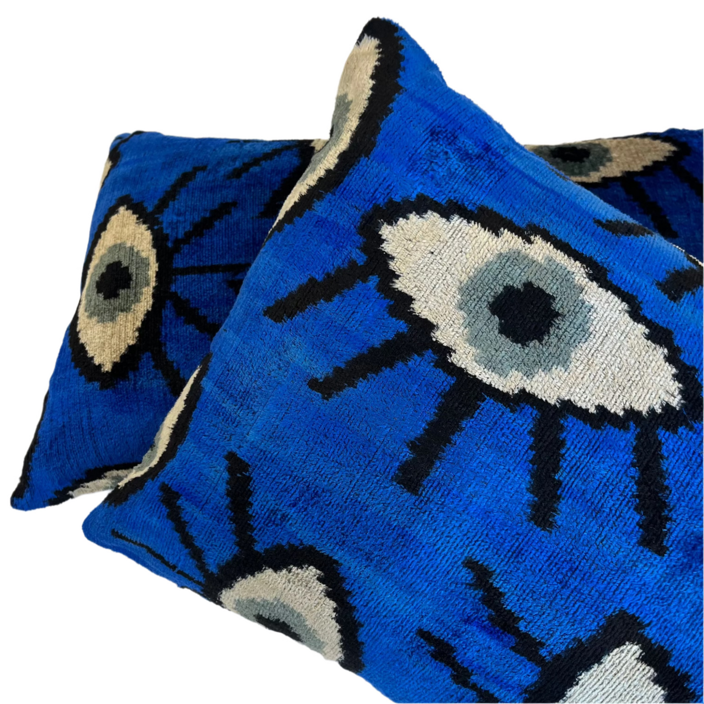 Mirage velvet cushion - See no evil