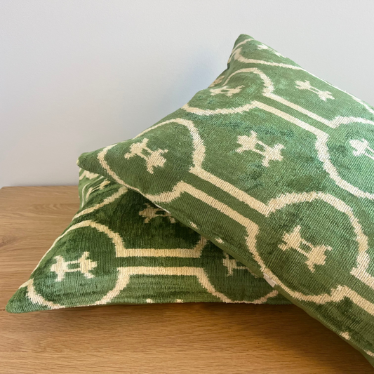 Mirage velvet cushion - Gardens of Versailles