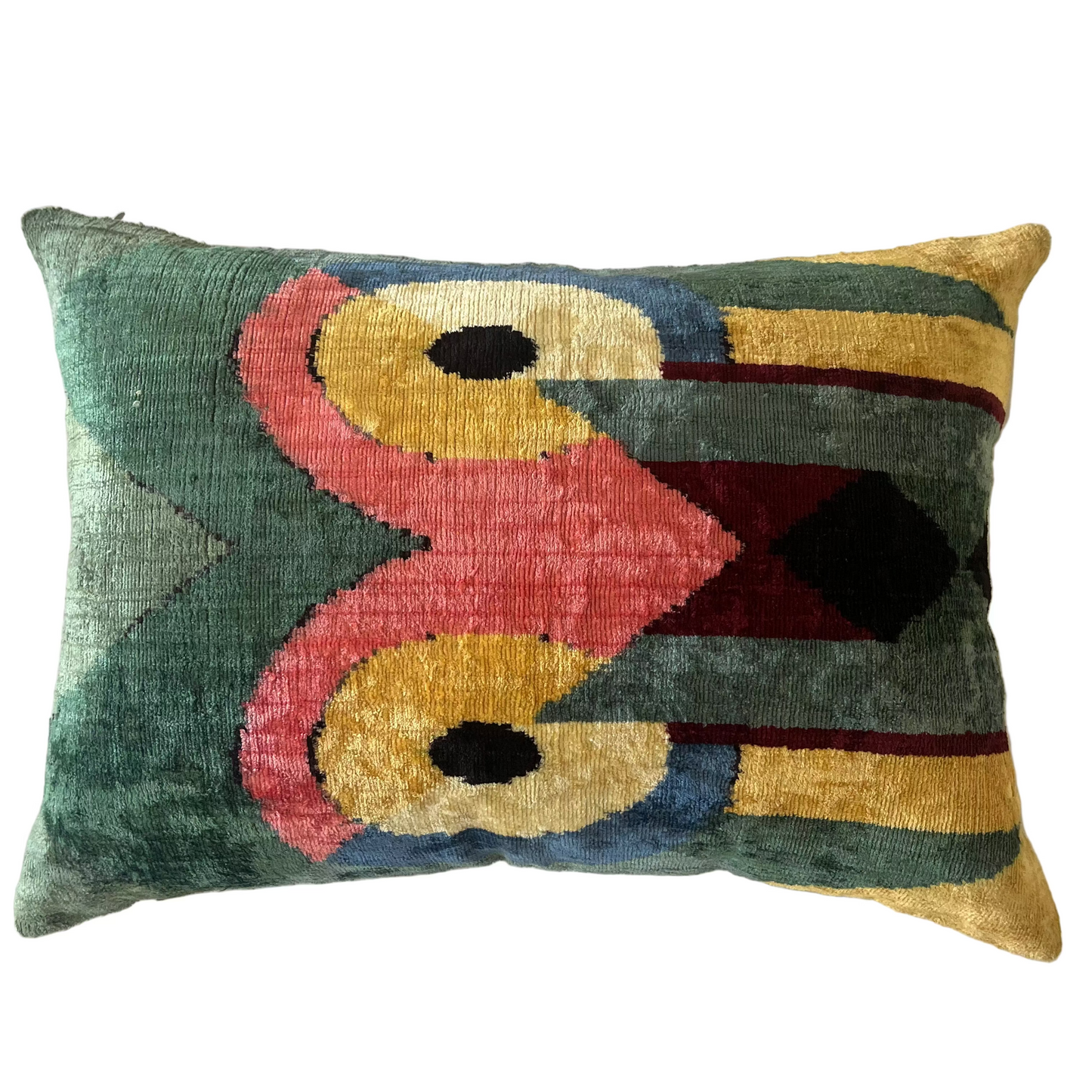 Mirage velvet cushion - Abstract