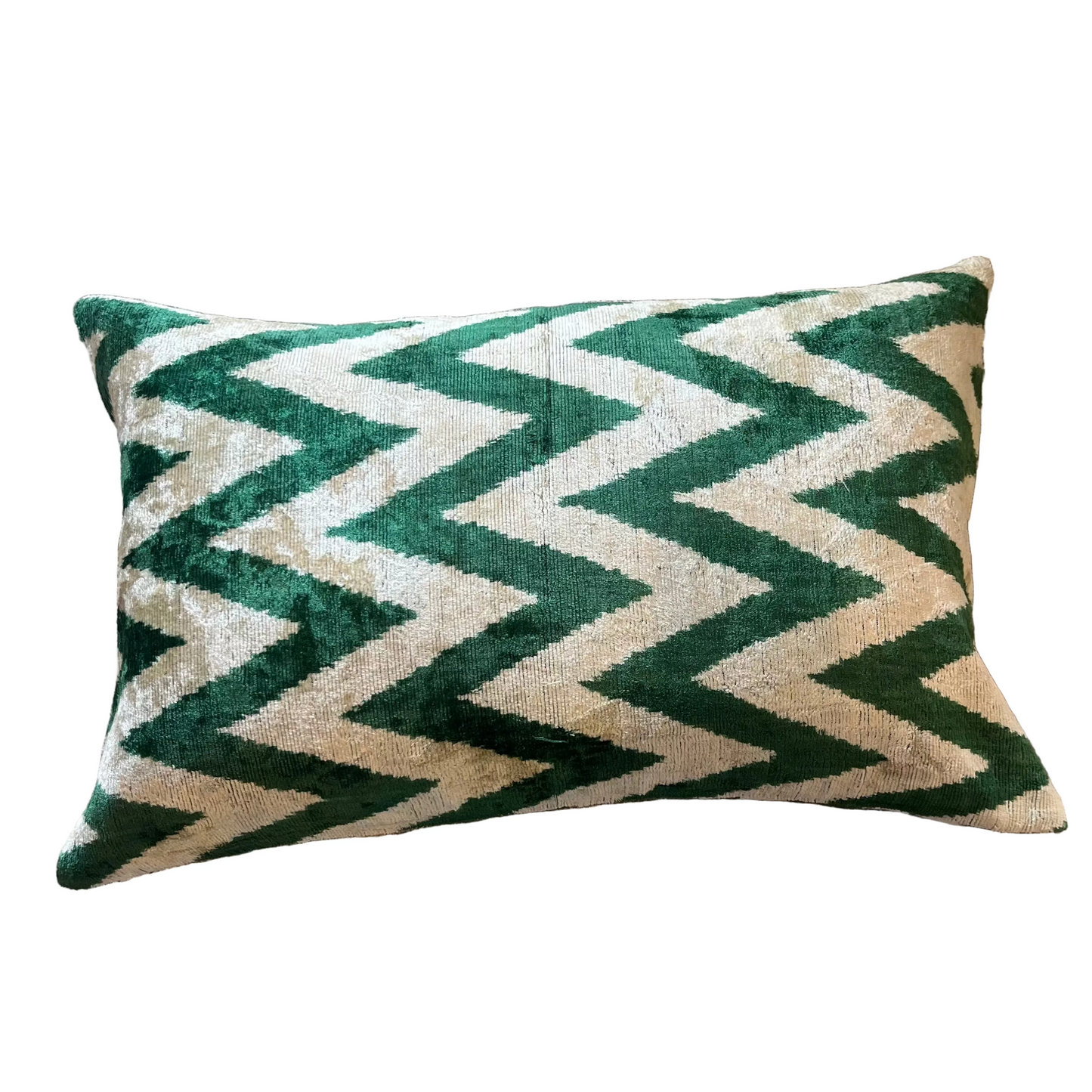 Mirage velvet cushion - Chevron