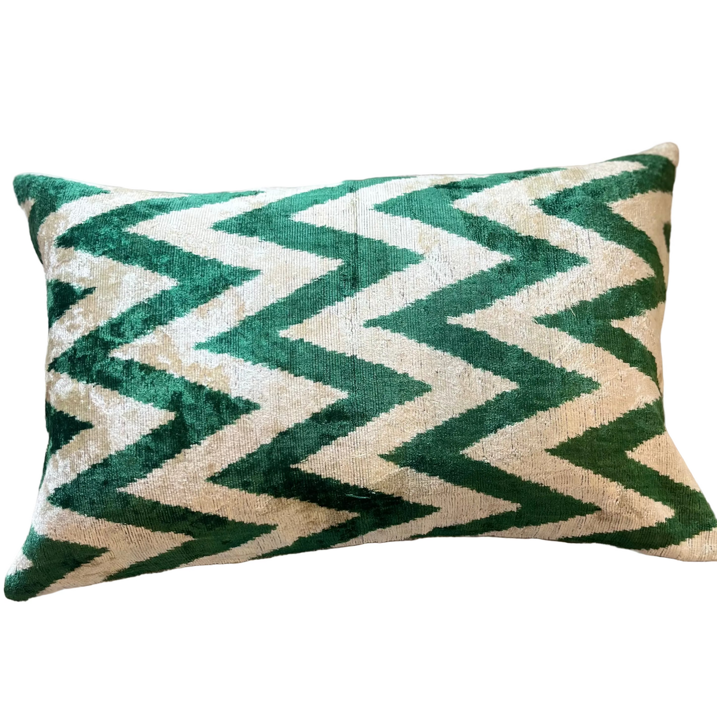 Mirage velvet cushion - Chevron