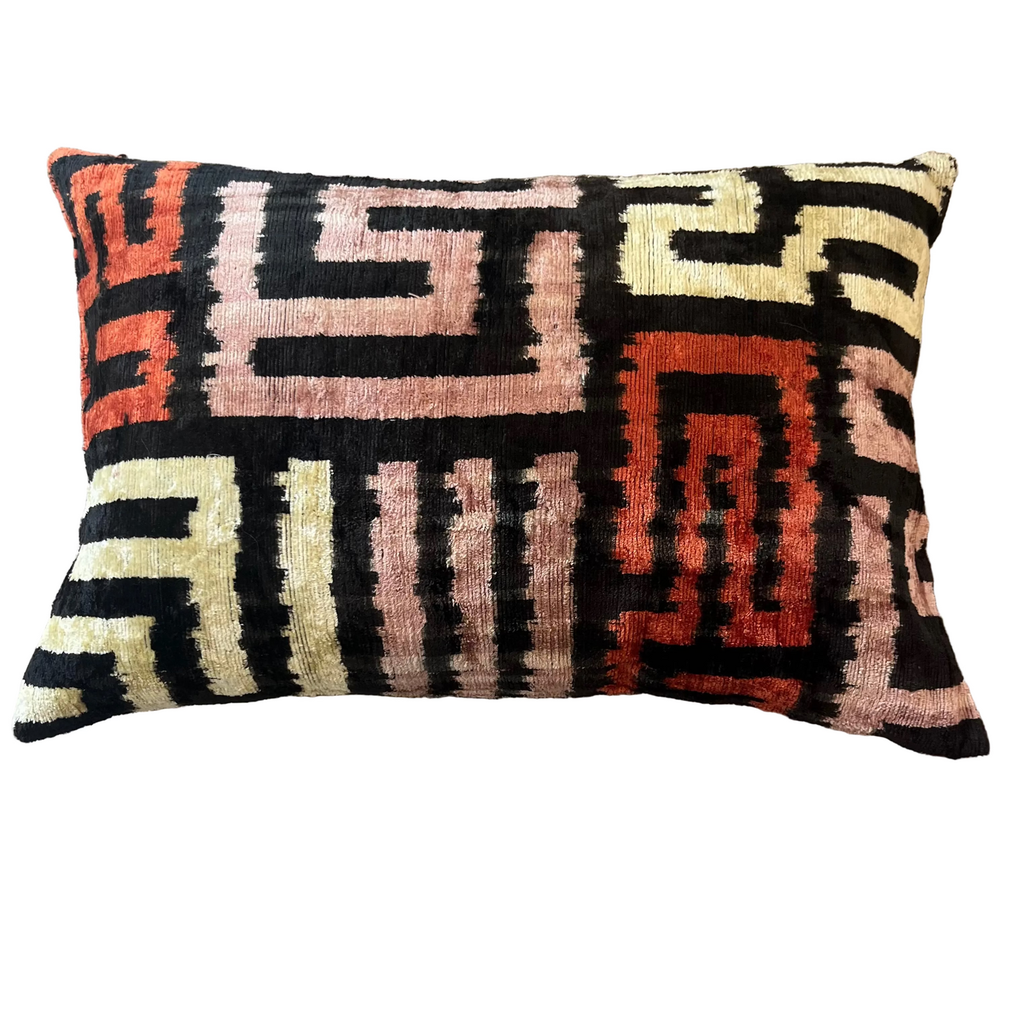 Mirage velvet cushion - Maze