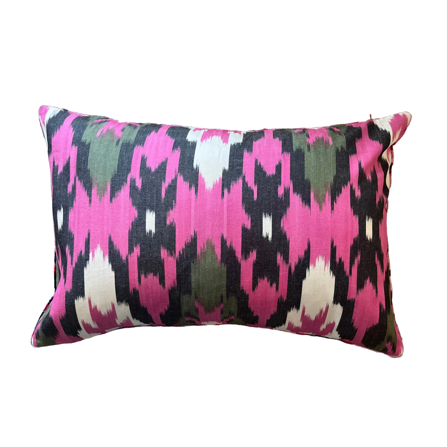 Mirage velvet cushion - Peacock