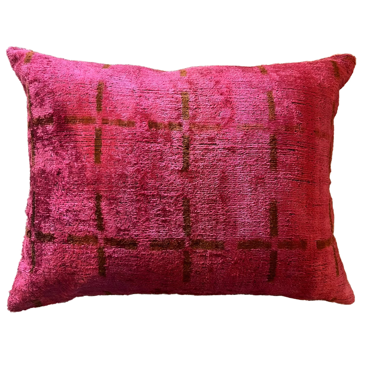 Mirage velvet cushion - Pink Haze