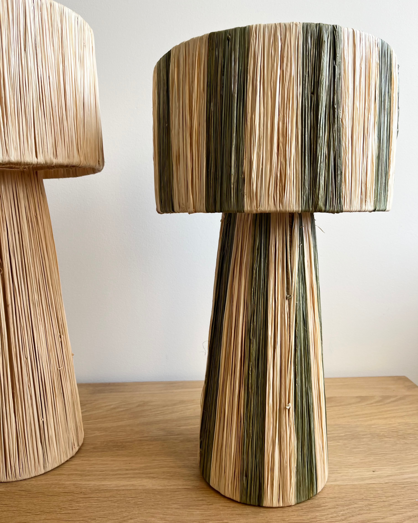 Raffia Table Lamp - Short